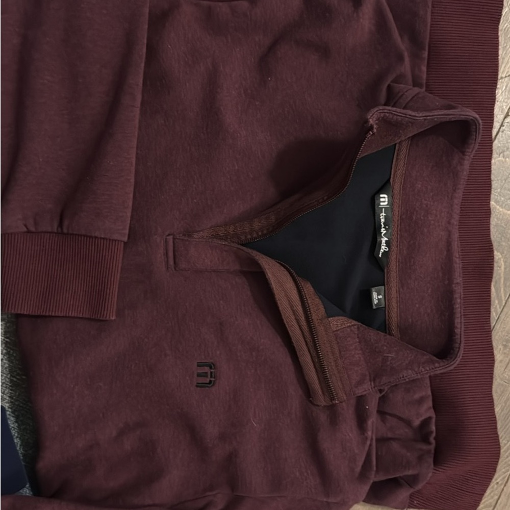 Maroon Quarter-Zip Pullover